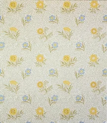 Gepudertes Tapetendesign, 1874